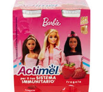 ACTIMEL DANONE FRAGOLA GIRL 4X100G.