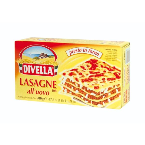 LASAGNE DIVELLA 500GR