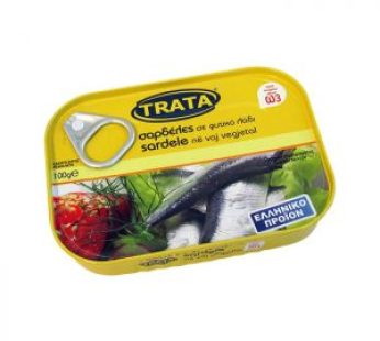 SARDELE TE KONSERVUARA TRATA 100GR.